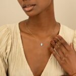 Blue Opal Hamsa Necklace - Image 6