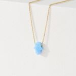 Blue Opal Hamsa Necklace - Image 2