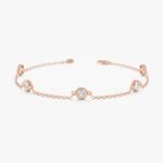 Bold Diamond Station Bracelet - Image 3
