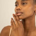 14K Solid Gold Cluster Natural Diamond Stacking Ring - Image 4