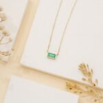 Dainty Emerald Necklace - Image 6