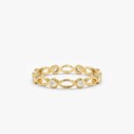 Diamond Marquise Shape Eternity Ring