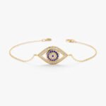 Diamond & Sapphire Lucky Eye Bracelet