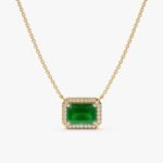 Emerald Diamond Necklace