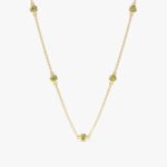 Peridot Station Necklace
