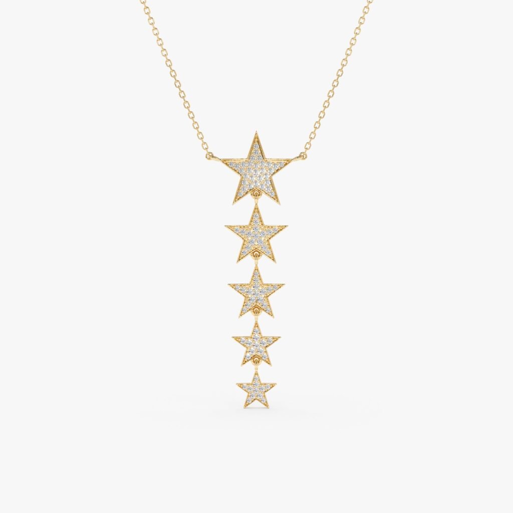 Rising Star Diamond Necklace