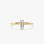 Single Baguette Diamond Ring
