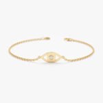 Single Diamond Eye Bracelet