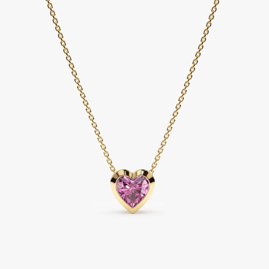 Tourmaline Heart Necklace