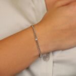 Diamond Bezel Cuban Chain Bracelet - Image 5