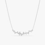Diamond Cluster Necklace - Image 2