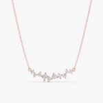 Diamond Cluster Necklace - Image 6