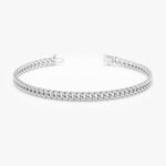 Diamond Cuban Chain Bracelet - 3mm - Image 2