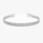 Diamond Cuban Chain Bracelet - 5mm - Image 2