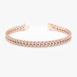 Diamond Cuban Chain Bracelet - 5mm - Image 6
