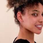 Natural Diamond Star Huggies - Image 5