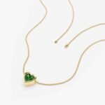 Emerald Heart Necklace - Image 4
