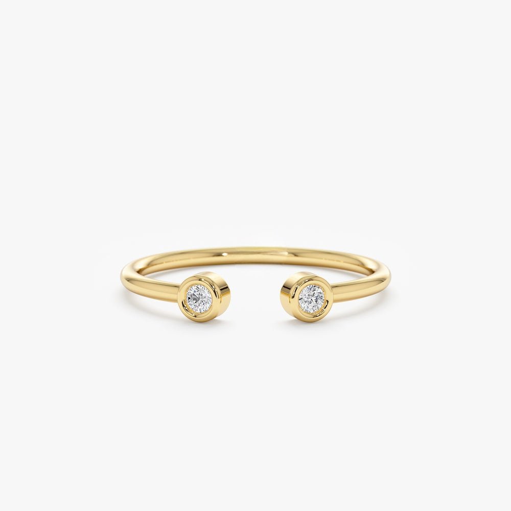 Mini Diamond Cuff Ring