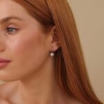 Mother Of Pearl Heart Huggies - Image 4