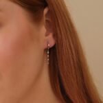 Multi Natural Diamond Drop Huggies - Image 4