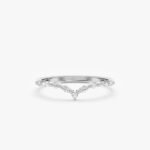 14K Solid Gold Natural Diamond Nesting Ring - Image 2