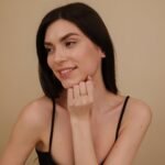 14K Solid Gold Natural Peridot Bezel Ring - Image 5