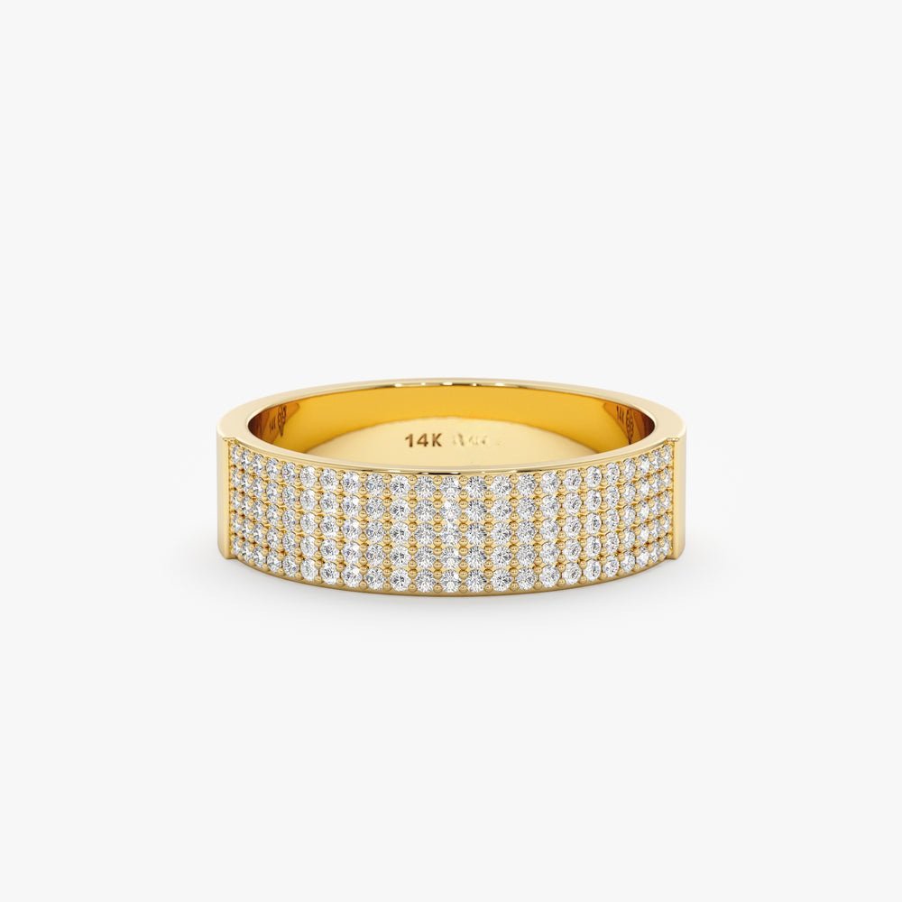 Pave Diamond Cigar Band