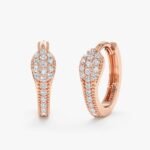 Pave Natural Diamond Huggies - Image 5