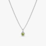 Peridot Charm Necklace - Image 3