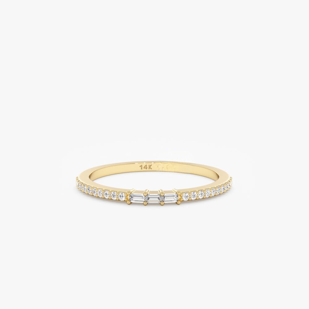 Petite Diamond Half Eternity Ring