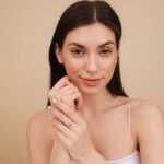 14K Solid Gold Petite Emerald and Diamond Ring - Image 4