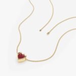 Ruby Heart Necklace - Image 3