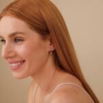 Single Natural Diamond Charm Huggies - Image 2