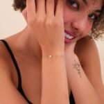 Solitaire Diamond Hamsa Bracelet - Image 2