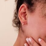 Solitaire Natural Diamond Huggies - Image 4