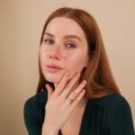 18K Solid Gold Square Emerald Signet Ring - Image 4