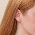 Sunburst Natural Diamond Stud Earrings - Image 5