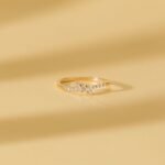 14k Gold Baguette Moissanite Diamond Ring - Image 4