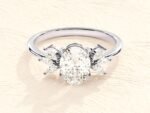 14K Solid Gold Solitaire Lab Grown Diamond 3ct Engagement Ring