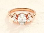 14K Solid Gold Solitaire Lab Grown Diamond 3ct Engagement Ring - Image 3