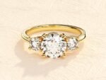 Tri Stone Anniversary Solitaire Ring 3 ct. Lab Grown Diamond
