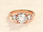 Tri Stone Anniversary Solitaire Ring 3 ct. Lab Grown Diamond - Image 5
