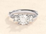 Three Stone Anniversary Solitaire Ring 3 ct. Lab Grown Diamond