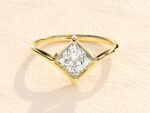 Princess Cut Lab Grown Diamond 1ct  Engagement Ring
