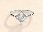 Princess Cut Lab Grown Diamond 1ct  Engagement Ring - Image 6