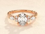 Oval Solitaire Ring 3 ct. Lab Grown Diamond Engagement Ring - Image 6
