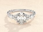 Oval Solitaire Ring 3 ct. Lab Grown Diamond Engagement Ring - Image 5