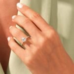 Cushion Cut 2 ct Lab Grown Diamond Prong Setting Engagement Ring - Image 7