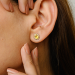 14K Solid Gold Yellow Sapphire Combo Jewelry Set - Image 8