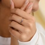 18K Solid Gold Ruby Diamond Toi Et Moi Ring - Image 4